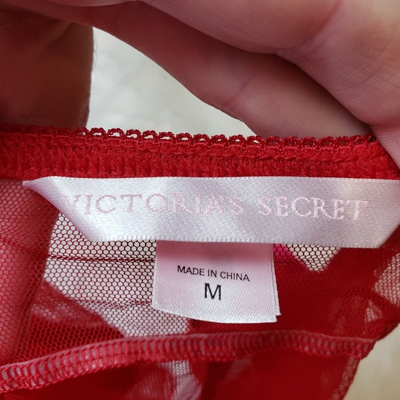 Victoria's Secret Red & Pink Babydoll Lingerie - Picture 4 of 5